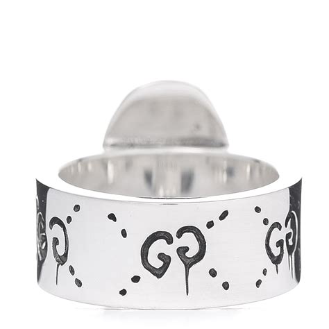 gucci ghost double ring|Gucci ghost ring men's.